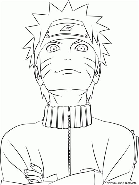 Cool Uzumaki Naruto Se01e Coloring Page Printable