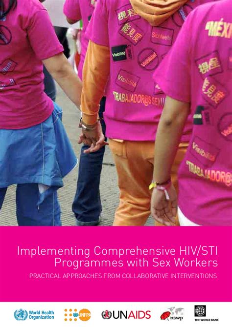 Implementing Comprehensive Hivsti Programmes With Sex Workers Practical Approaches From