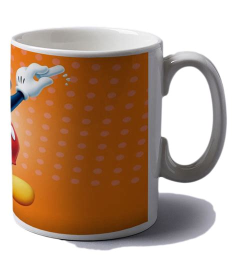 Personalize with a character for everyone along with their first names underneath. Artifa Mickey Mouse Cartoon Coffee Mug: Buy Online at Best ...