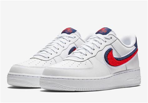 Nike air force 1 `07 skeleton qs black glow halloween uk 4 5 6 7 us new. Nike Air Force 1 Low Chenille Swoosh | Nice Kicks