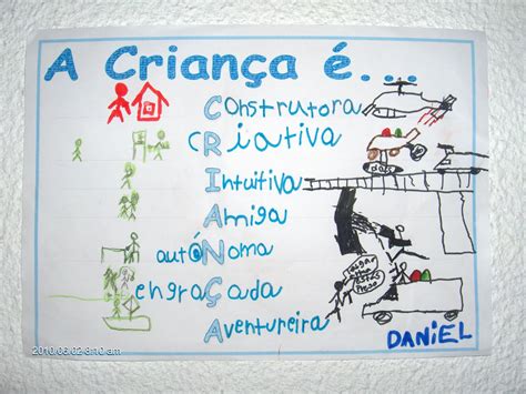 Pois um dia também foram crianças, e basta um pequeno esforço para recordar toda a mágica desse tempo. A turma da Professora Ermelinda: ACRÓSTICOS - Dia da Criança