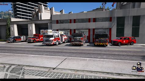 New Rockford Fire Station Fivepd Patrol 3521 Gta Rp Youtube