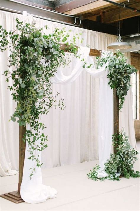 20 Creative Greenery Wedding Arches With Garland Hi Miss Puff