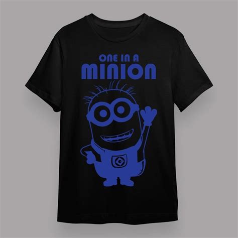 Despicable Me Minions One In A Minion Blue Minion T Shirt In Shirts Cartoon Shirts T Shirt