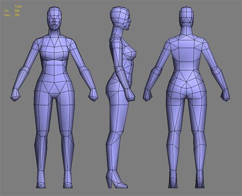5 Ideas For Low Poly Human Body 3d Model You Mockup