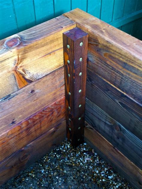 You can treat the sleepers or leave them untreated, depending on the. Les Mable's raised beds with bench seats from new railway ...