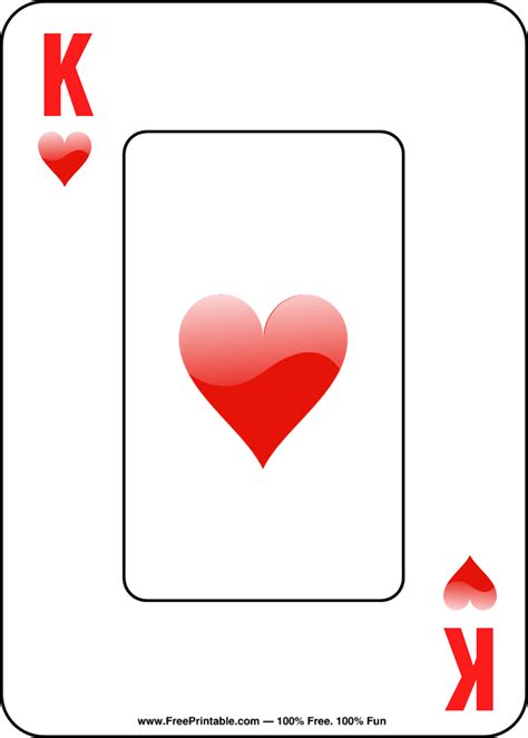 Free Printable Playing Cards Template