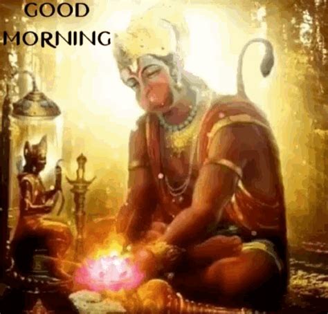 Good Morning Gif Good Morning Images Hanuman Chalisa Video Shree My