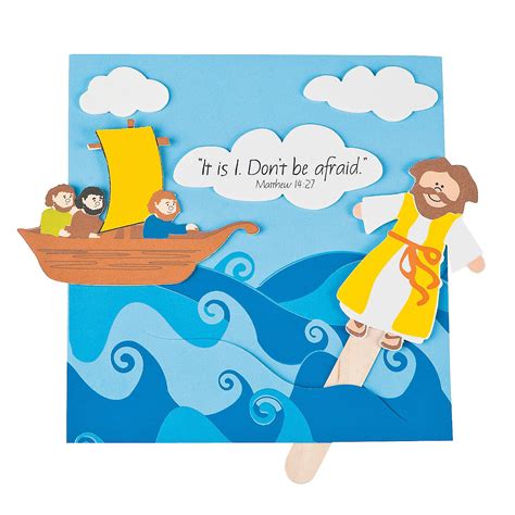 Jesus Walks On Water Craft Kit Cositas Jesus Walk On Water Peter