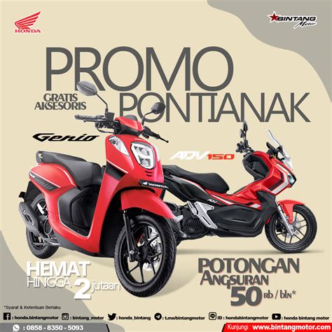 See more of bintang bersama bintang live on facebook. Promo Bintang Motor Pontianak September 2019 - Honda ...