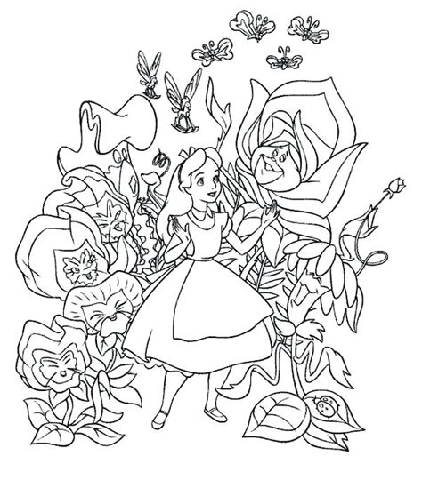 Coloring pages for kids offers only the best coloring resources! Disney Alice In Wonderland Coloring Pages at GetDrawings ...