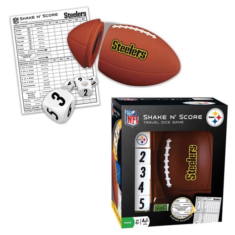 Nfl Shake N Score Game Pittsburgh Steelers Spilsbury