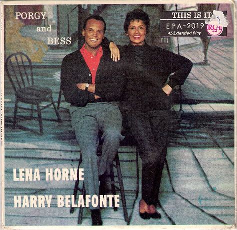 Lena Horne With Lennie Hayton And His Orchestra Harry Belafonte With