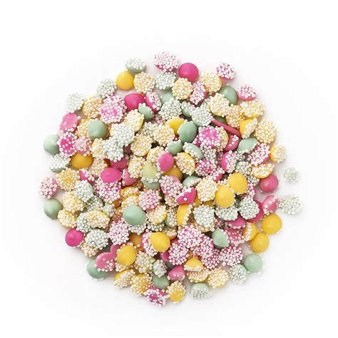 Smooth And Melty Mints Nonpareils Candy 5 Pound Petite Pastel Mint