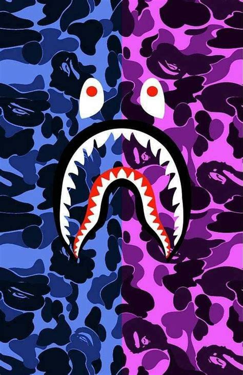 Purple bape camo logo logodix. Pin by Will on Bape | Bape wallpaper iphone, Bape wallpapers, Bape shark wallpaper