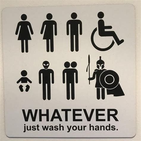 Whatever Just Wash Your Hands Ifunny Funny Signs Public Bathrooms