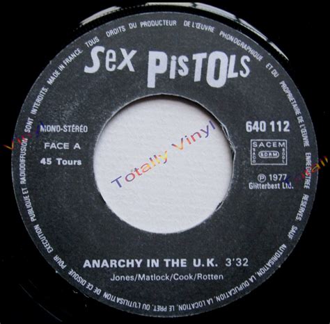Totally Vinyl Records Sex Pistols Anarchy In The Uk I Wanna Be