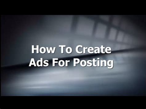 How To Create Effective Craigslist Ads Youtube