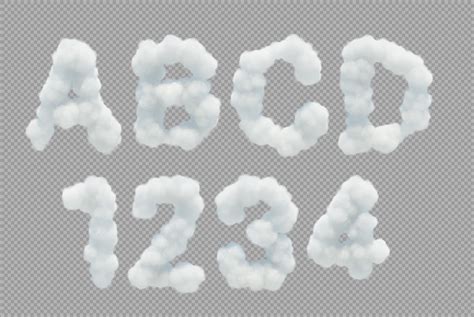 White Clouds Font On Behance