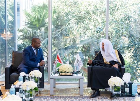 His Excellency Dr Mohammad Alissa Met With The Ambassador Of The Republic Of Burundi To The
