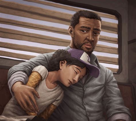 Lee And Clementine By Dante Cg On Deviantart