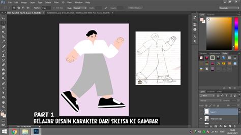 Tips Membuat Gambar Dari Sketsa Jelek Di Adobe Photoshop Part 1 Youtube