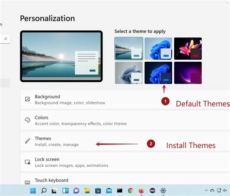 Install New Windows 11 Desktop Themes