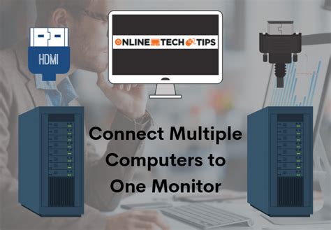 Simply connect your second monitor to a power outlet and an available port on your pc. How to Connect Two or More Computers to One Monitor