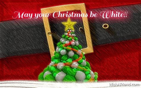 May Your Christmas Be White Christmas Tree