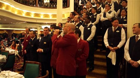 Dining room breakfast options could be better, but i did enjoy the salmon eggs benedict. Liberty of The Seas - Waiter serenade us at Rembrandt ...