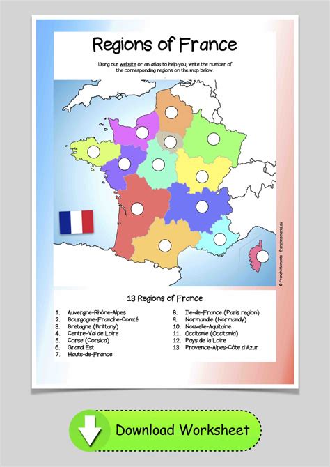 Discover The 13 Administrative Regions Of France French Moments