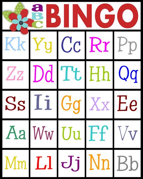 Free Printable Alphabet Bingo Cards Printable Cards