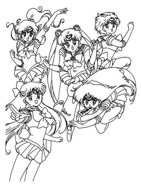 Dibujos De Sailor Moon Para Colorear E Imprimir Kampions