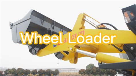 Power Changlin Nude Packed China Articulated Small Wheel Loader With