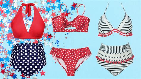 Patriotic Bathing Suits Are A Must On The Fourth Of July