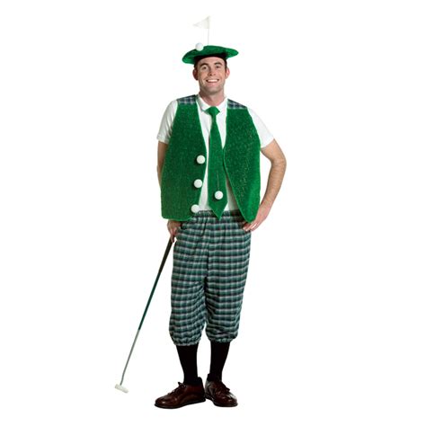 Adult Funny Golfers Crazy Golfer Golfing Fancy Dress New Costume Ladies