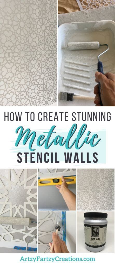 How To Add A Bold Statement To Your Walls With Silver Metallic Paint