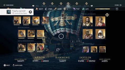 Assassin S Creed Odyssey Lord Of The Seas Trophy Achievement Youtube