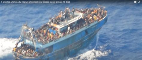 Overloaded Migrant Boat Sinks Near Greece At Least 78 Dead Hundreds Feared Drowned