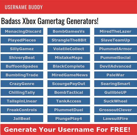2 Badass Xbox Gamertag Generators Generate Epic Gamertags Free