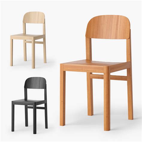 The workshop chair, designed by cecilie manz for muuto, is a charming combination of traditional craftsmanship, contemporary design and beautiful details. Muuto workshop chair model - TurboSquid 1169707
