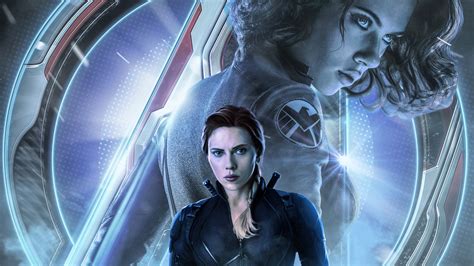 1920x1080 Resolution Avengers Endgame Black Widow Poster Art 1080p