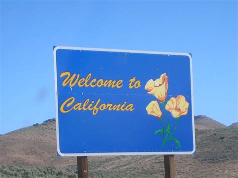 Welcome To California Sign I Would Love To Try To Recreate This On