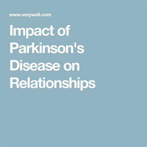 your parkinson s will affect your relationships here s how to cope parkinsons disease