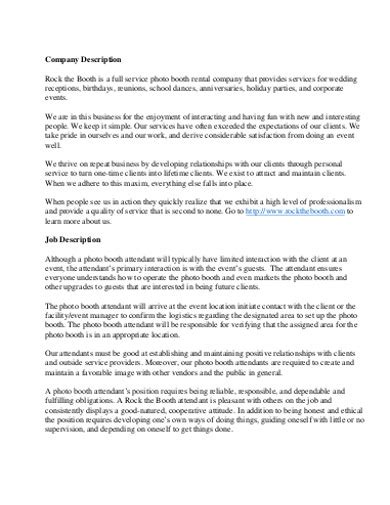 Company Description 4 Examples Format How To Write Pdf