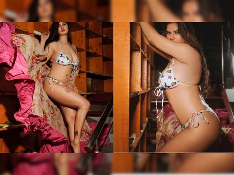 Mastram Actress Aabha Paul Bold Bikini Raises Temperature In Winter Gandi Baat Star Hot Pics