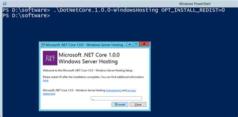ASP NET Core IIS Windows Server Hosting Setup Failed X Ee Unsepcified Error Duran