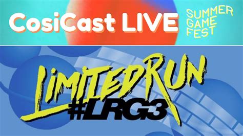Kickoff live is finally here, no doubt eager to knock e3 off. Limited Run Games LRG3 Showcase | Summer Game Fest - YouTube