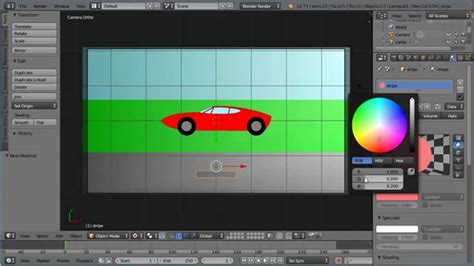 Blender 2d Animation Tutorial How To Make A Car Drives Past Things