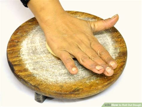 As you flatten the disk, you might want to press the gas at the center out to the perimeter of the dough which will later be the crust of your pizza. How to Roll Out Dough: 6 Steps (with Pictures) - wikiHow
